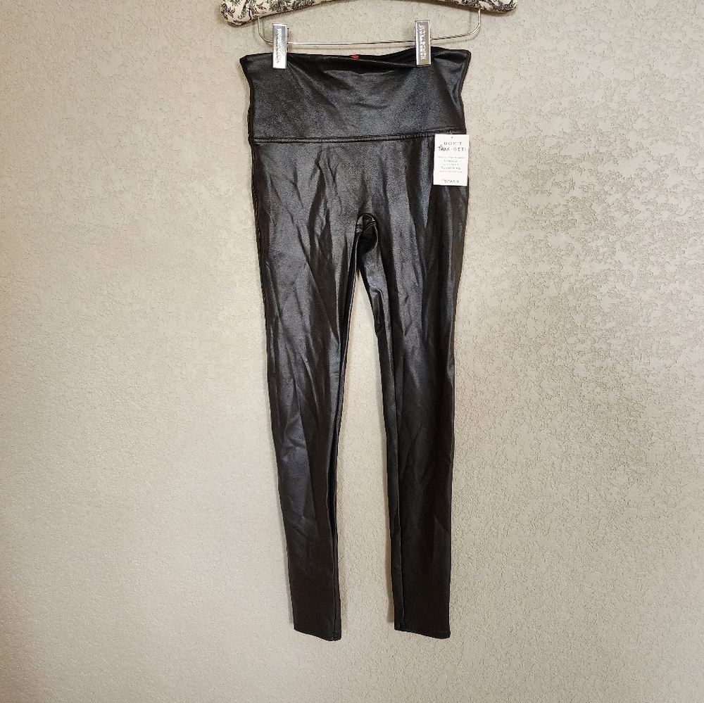 Spanx Faux Leather Spanx Size Medium New With Tags